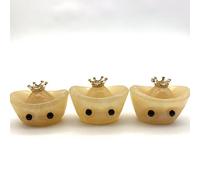 home decoration Home Decor, Natural Yellow Topaz Quartz Carved Stone Ingots Hedgehog Shaped Hand Carved Polished Gifts Home Decor Crystals Gifts,Natural Crystal Draw