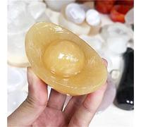 home decoration Home Decoration Natural Quartz Folk Crafts Yellow Gold IngotCrystal Stone for Home Decoration Stones Crystal