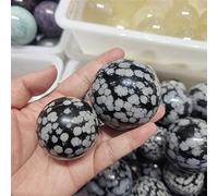home decoration Home Natural Black Snow Stone Ball Hand Polished Crystal Home Office Decoration Craft Gifts Feng Shui Ornaments (Size : 300g)
