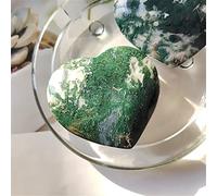 home decoration Home Natural Quartz Hand Polished Crystal Green Moss Agate Hearts for Gifts or Decoration
