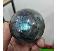 home decoration Labradorite Sphere Natural Quartz Crystal Ball Great Choice for Home Decoration (Size : 650g-800g)