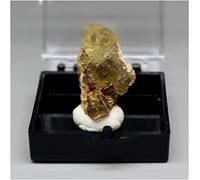 home decoration Minerals Stones Natural Rare Yellow Fluorite Samples Stones and Crystals Crystal Box Size 3.4cm Crystal Stones Decoration Draw (Color : Style 4)