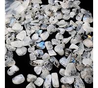 home decoration Minerals Stones Natural White Blue Moonstone Broken Stone Places Toddler Fishbowl Flower Pot Crystal Stones Decoration Draw