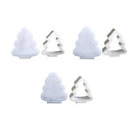 Home Decoration Mold Silicone Ornaments Making Hollow Christmas Tree Shaped Gypsum Jewelry Crafting Tool Resin Art Accessories