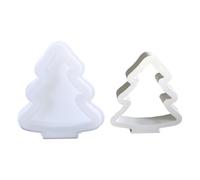Home Decoration Mold Silicone Ornaments Making Hollow Christmas Tree Shaped Gypsum Jewelry Crafting Tool Christmas Decoration