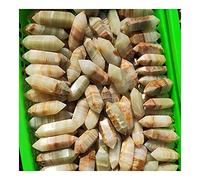 home decoration Natural Afghan Jade Crystal Double Arrow Point Stone Quartz Wand Crafts for Home Decoration Ornaments DIY Room Decoration (Size : 300g)