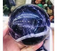 home decoration Natural Amethyst Stone Quartz Crystal Ball Beautiful Purple Quartz Crystals Great Choice for Home Decoration (Size : 7-7.5cm)