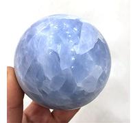 home decoration Natural Aquamarine Crystal Sphere Beautiful Kyanite Quartz Stone Ball 5CM-9CM 1PC Suitable for Furniture Decoration (Color : 1pc 75mm)