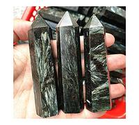 home decoration Natural Astrophyllite Obelisk Crystal Wand Quartz Gemstone Point Reiki 400g/600g/800g/1000g Room Decoration (Size : 800g)