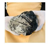 home decoration Natural Black Tourmaline Crystal Stone Original Beautiful (Size : 600-650g)