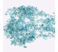 home decoration Natural Blue Apatite Quartz Tumbled Stones Crystal Gravel for Decoration 3mm-5mm Beautiful Crystal (Color : 1000g)