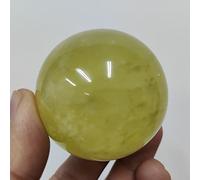 home decoration Natural Citrine Sphere Quartz Crystal Ball Great Choice for Home Decoration (Size : 35-45mm)