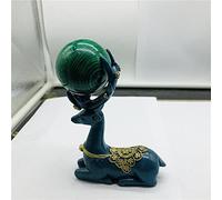 home decoration Natural Crystal Ball Decorative Stone Statuette Standing Gift Great Choice for Home Decoration (Color : Light)