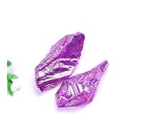 home decoration Natural Crystal, Electroplated Quartz Specimens, Rough Collection, Gem Fish Tank, Aquarium, Home Decoration,style3,2pcs (Color : Style2, Size : 2pcs)