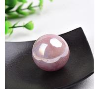 home decoration Natural Crystal Electroplating Ball Use Home Decor Raw Stone Smooth Artwork,Ball,25-30mm (Color : Ball, Size : 50-60mm)