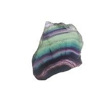 home decoration Natural Crystal Rough 100-300g Natural Fluorite Slices Stone Crystal Colorful Striped Fluorite Quartz Home Decoration Craft Crystal Original (Color : About 300g, Size : Random)