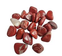 home decoration Natural Crystal Rough 100g 20mm-40mm Red Jasper Tumble Stones Polished Stone Crystal Gemstones Fish Tank Aquarium Decor Home Ornament Stone