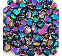 home decoration Natural Crystal Rough 100g Bulk Electroplated Natural Quartz Crystal Tumbled Stones s Home Decoration Gift