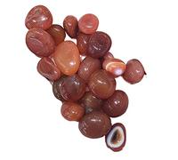 home decoration Natural Crystal Rough 100g Bulk Irregular Red Carnelian Agate Polished Tumbled Natural Stone Gravel Garden Aquarium Crystals Home Room Decor