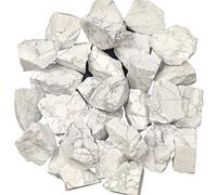 home decoration Natural Crystal Rough 100g Bulk Lot Natural White Howlite Raw Stone Rough Quartz Crystal Gemstone Specimen Home Decoration