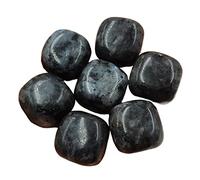 home decoration Natural Crystal Rough 100g Bulk Natural Bloodstone Square Tumbled Stones Polished Crystal Gemstones s Home Decoration (Color : Larvikite, Size : 100g)