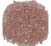home decoration Natural Crystal Rough 100g/Pack Lot Bulk Natural Crystal Rose Quartz Specimen Chips Gravel Stone for Aquarium Home Room Decoration DIY (Color : Rose Quartz, Size : 100g pack)