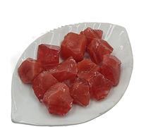 home decoration Natural Crystal Rough 1pc Irregular Natural Red Jasper Rough Raw Stone Crystal Specimen Rock Home Decoration (Color : Watermelon Red, Size : 1pc 20-40mm)