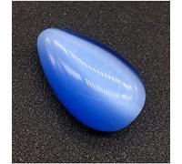 home decoration Natural Crystal Rough 1PC Natural Crystal Home Decor Water Drop Shape Reiki Crystal Non-Porous Loose Beads Polished Gem Home Decoration DIY Crafts (Color : 24x40mm-light Blue, Size :