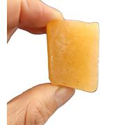 home decoration Natural Crystal Rough 1pc Natural Gream Jade Raw Stone Rough Yellow Crystal Rock Specimen Home Decoration 2-4cm