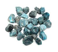 home decoration Natural Crystal Rough 1pc Natural Raw Black Obsidian Rough Stone Quartz Crystals Rock Aquarium Home Room Decoration (Color : Blue Apatite, Size : 1pc 20-30mm)
