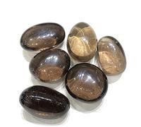 home decoration Natural Crystal Rough 1pc Natural Smoky Quartz Irregular Polished Tumbled Stone Fish Tank Garden Aquarium Crystal Home Decoration
