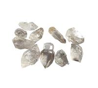home decoration Natural Crystal Rough 1PC Natural White Crystal Stones and s Herkimer Diamond Clear Quartz Crystal Diamond Rough Gem (Color : 1pcs, Size : 1.5-2cm)