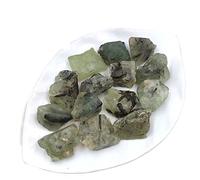 home decoration Natural Crystal Rough 1pc Random Natural Prehnite Raw Stones Rough Green Grape Quartz Crystal Gemstone Specimen Home Decoration (Color : Prehnite, Size : 1pc)