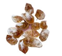home decoration Natural Crystal Rough 1pc Random Rough Natural Citrine Point Quartz Crystal Cluster Raw Specimen Stone Rock Ornaments Home Decoration
