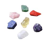 home decoration Natural Crystal Rough 1set Natural 7 Raw Stones Rough Quartz Crystal Unpolished Collection Gift