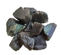 home decoration Natural Crystal Rough 50-100g Natural Colorful Labradorite Crystal Original Moonstone Moonlight Stone Crystals Optical Rock for Decorat (Color : Multicolor, Size : 50g 2-4cm)
