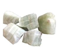 home decoration Natural Crystal Rough 500g Diffuser Oils Stone Natural Afghan Jade Raw Stone Calcite Jade Specimen Jewelry Making Home Decor Rough