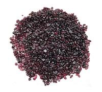 home decoration Natural Crystal Rough 50g/Pack Natural Lapis Lazuli Chips Rock Gravel Stones Quartz Crystal Specimen Fish Tank Aquarium Decoration (Color : Garnet, Size : 50g pack)