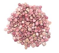 home decoration Natural Crystal Rough 50g/Pack Red Garnet Chips Gravel Quartz Crystals Degaussing Natural Stone Home Room Decoration DIY Aquarium Fish Tank (Color : Rhodonite, Size : 50g pack)