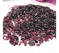 home decoration Natural Crystal Rough 50g/Pack Red Garnet Chips Gravel Quartz Crystals Degaussing Natural Stone Home Room Decoration DIY Aquarium Fish Tank (Color : Garnet, Size : 50g pack)