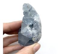 home decoration Natural Crystal Rough Home Decoration 1pc Small Size Natural Blue Celestite Crystal Cluster Raw Stones Ornaments Crystal Stones Purification GiftsOre Stones