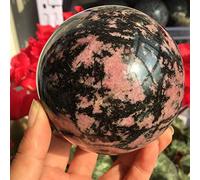 home decoration Natural Crystal Rough Home Decoration 1pcs Natural Crystal Stone Plum Tourmaline Sphere Crystal SphereHome Decoration Gift Stones