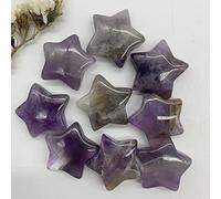 home decoration Natural Crystal Rough Home Decoration Natural Amethyst Purple Quartz Crystal Stone Love Star Shaped Stone DecorationCrystals Stones