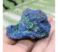 home decoration Natural Crystal Rough Home Decoration Natural Azurite and Malachite symbiotic Specimen Crystal Stones and CrystalsCrystal 1pcs Stones (Size : 360-400g)