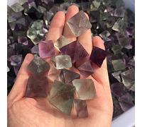 home decoration Natural Crystal Rough Home Decoration Natural Mixed Fluorite Octahedron Gem Small Rough Stone SpecimenDIY Natural Quartz Crystals Stones Stones (Size : 100g)