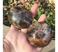 home decoration Natural Crystal Rough Home Decoration Natural Moonlight ash Palm Ornaments Therapeutic Crystal Stone Gemstone Home Decor Stones