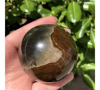 home decoration Natural Crystal Rough Home Decoration Natural Ocean Jasper Stone Ball Crystal Stone Great for Home Decoration Reiki Stone Stones (Color : 57mm)