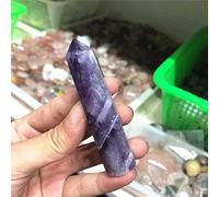 home decoration Natural Crystal Rough Home Decoration Natural Quartz Dream Amethyst Wand PointsTower Crystals Stones for Home Decoration Stones (Color : Purple, Size : 50-70mm)