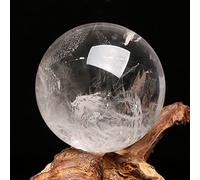 home decoration Natural Crystal Rough Natural White Clear Quartz Crystal Ball Polished Sphere Collection Specimen FengShui Home Decor (Size : 50mm)