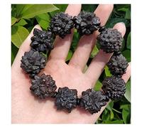 Home Decoration Natural Crystal Rough Quartz Natural Black Diamond Crystals Ore Mine Seer Stones Jewelry Making Bracelet Cool Man Gift Decoration Full of Texture (Color : Bracelet)